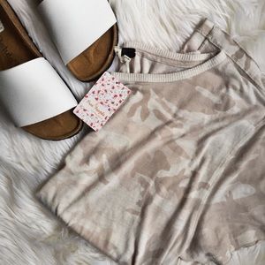 Free People Camo Top